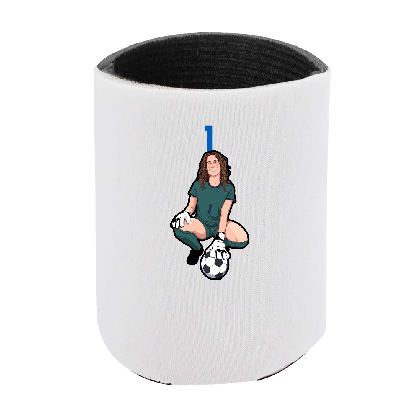 Can Holder — Number Top in White