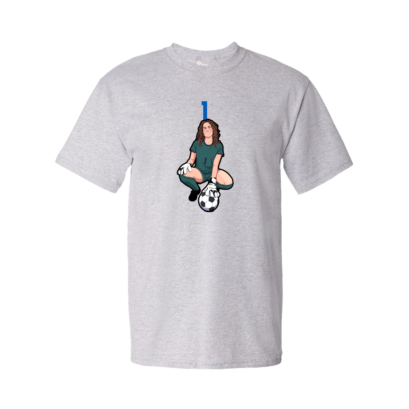 Tee — Number Top in Grey