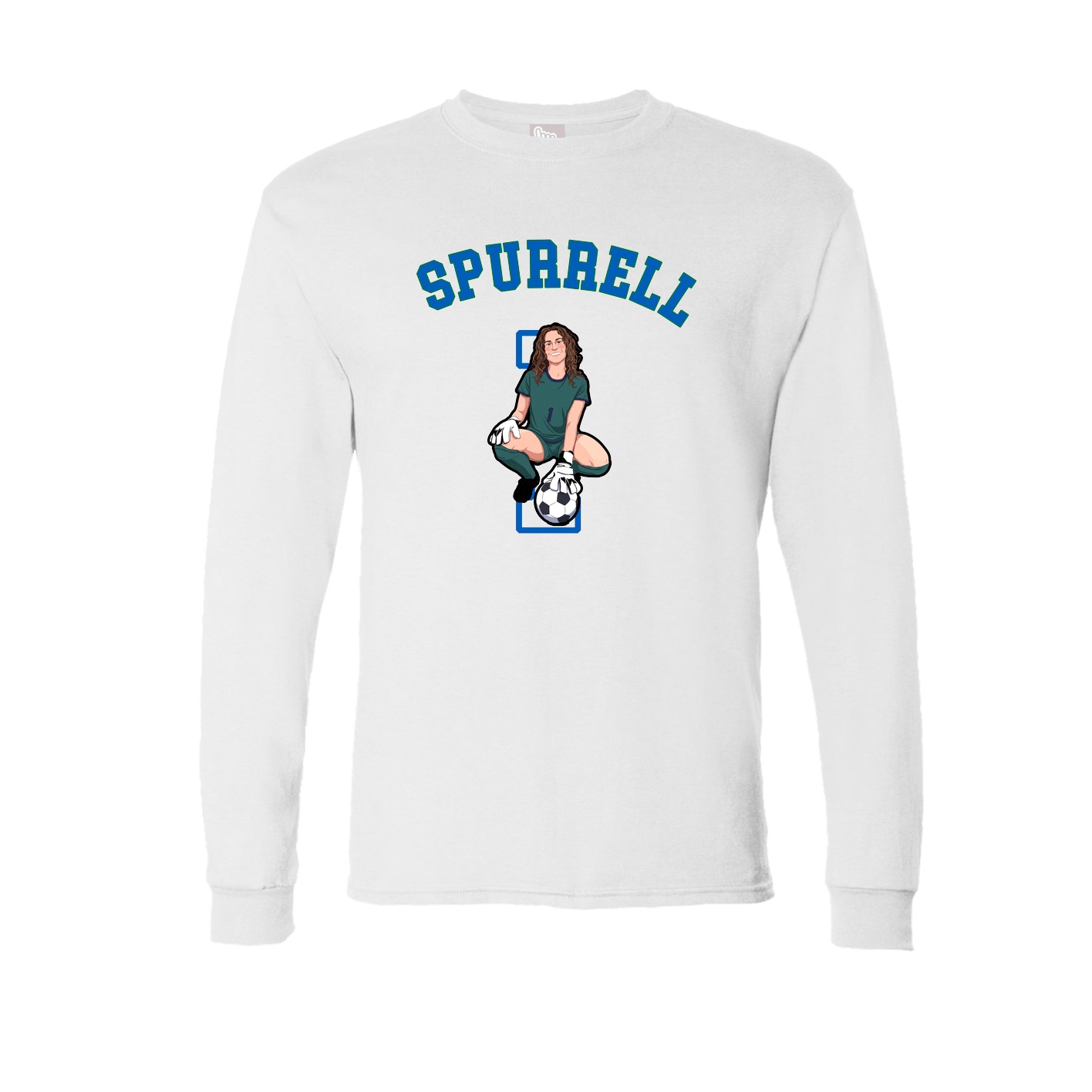 Long Sleeve Tee — Shirsey Arch in White