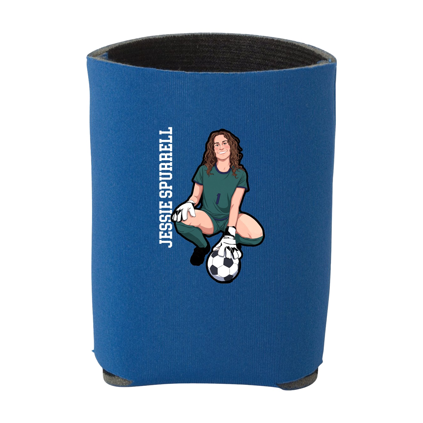 Can Holder — Name Vertical in Royal