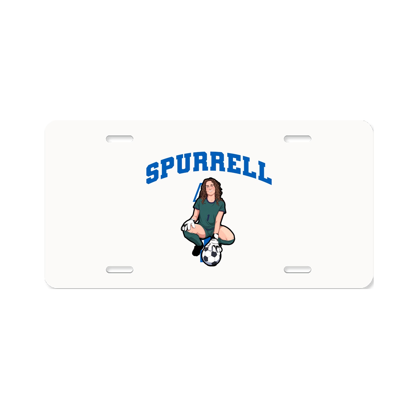 License Plate — Number in Classic