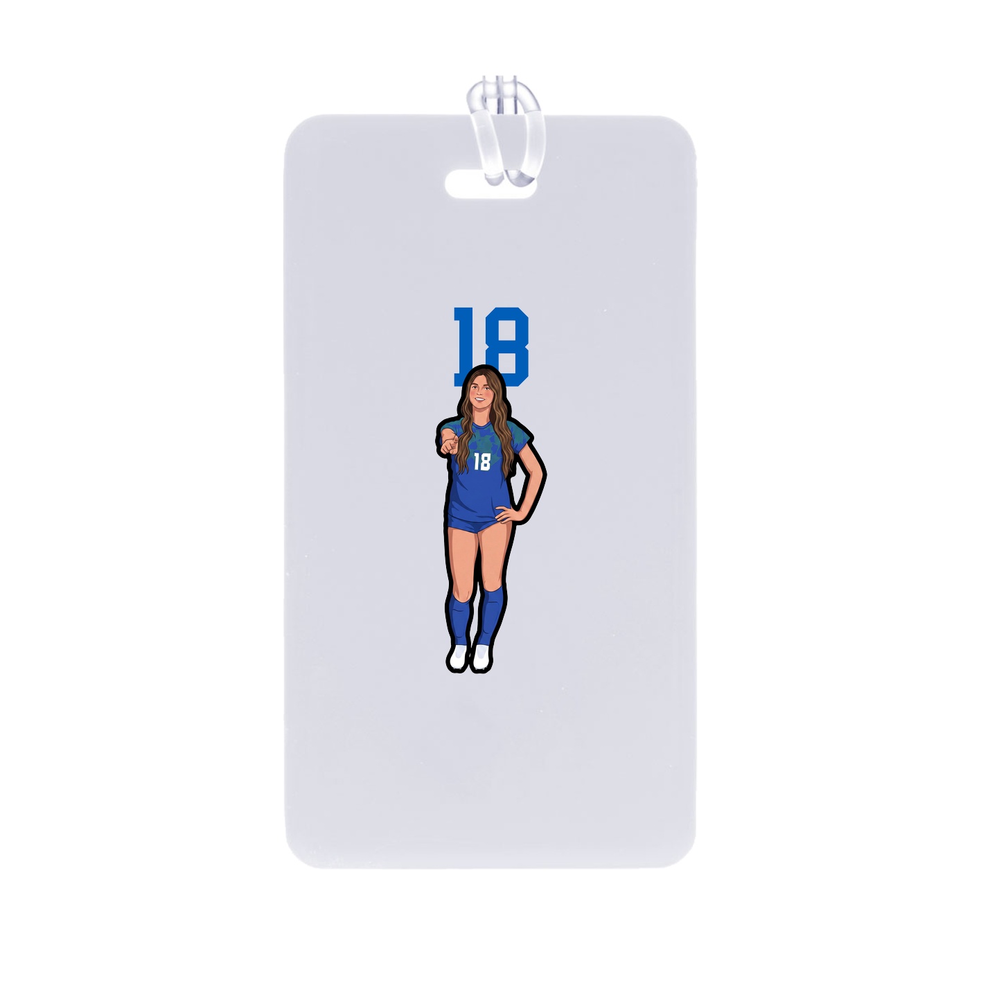 Bag Tag — Number Top in Classic