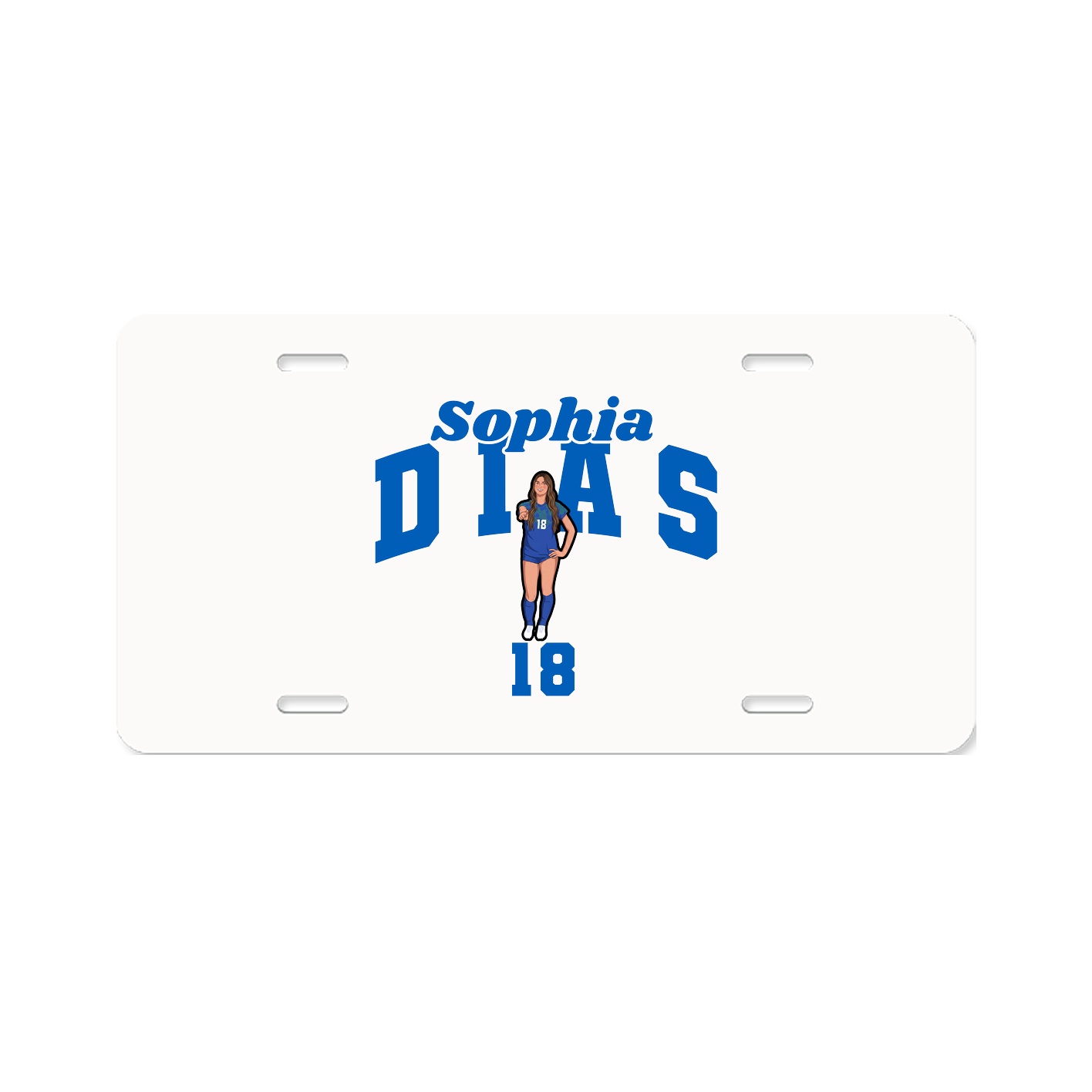 License Plate — Signature Arch in Classic