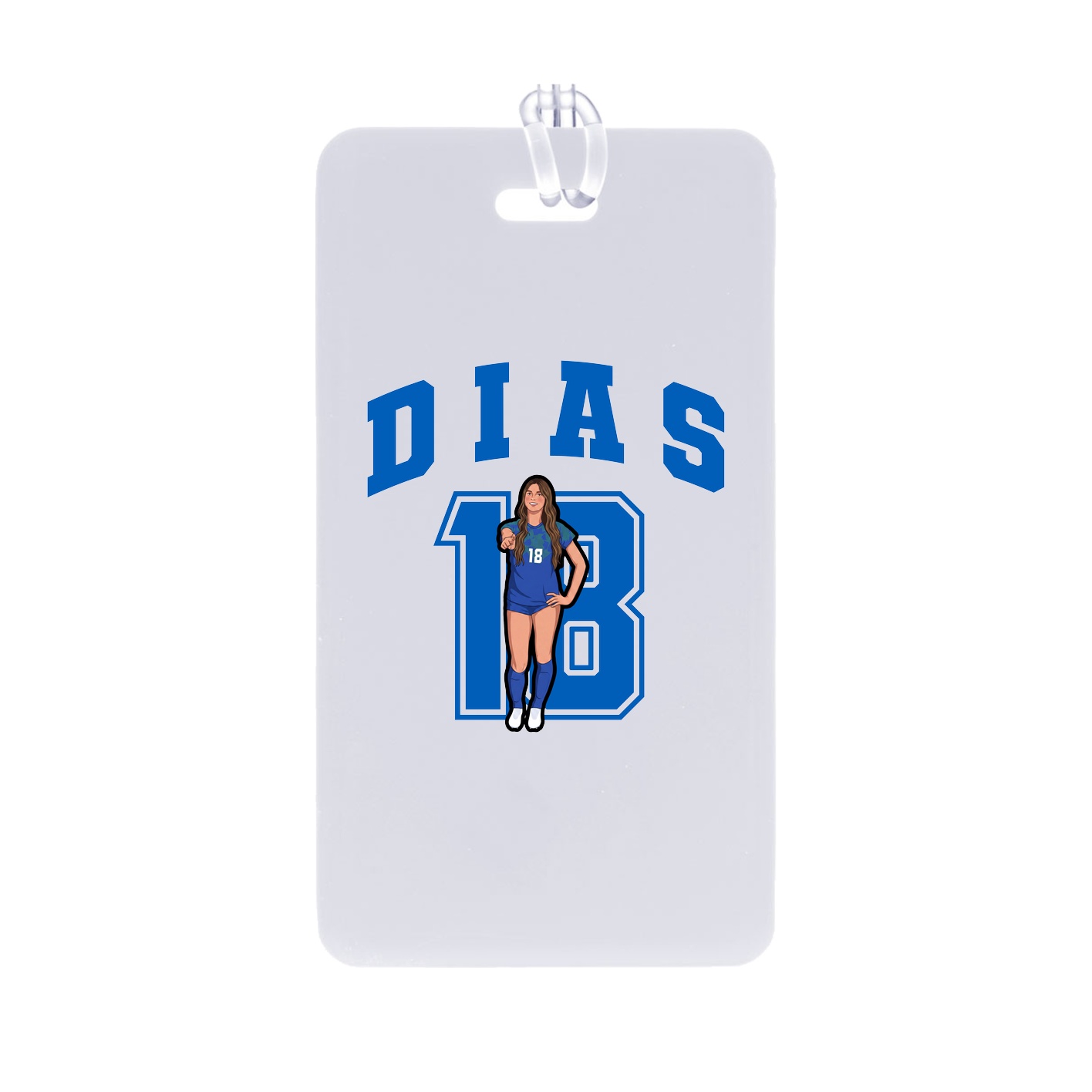 Bag Tag — Number in Classic