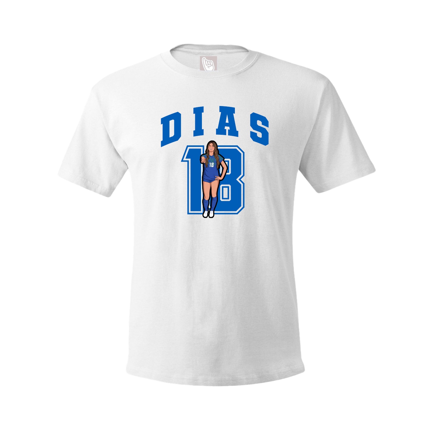 Tee — Number in White