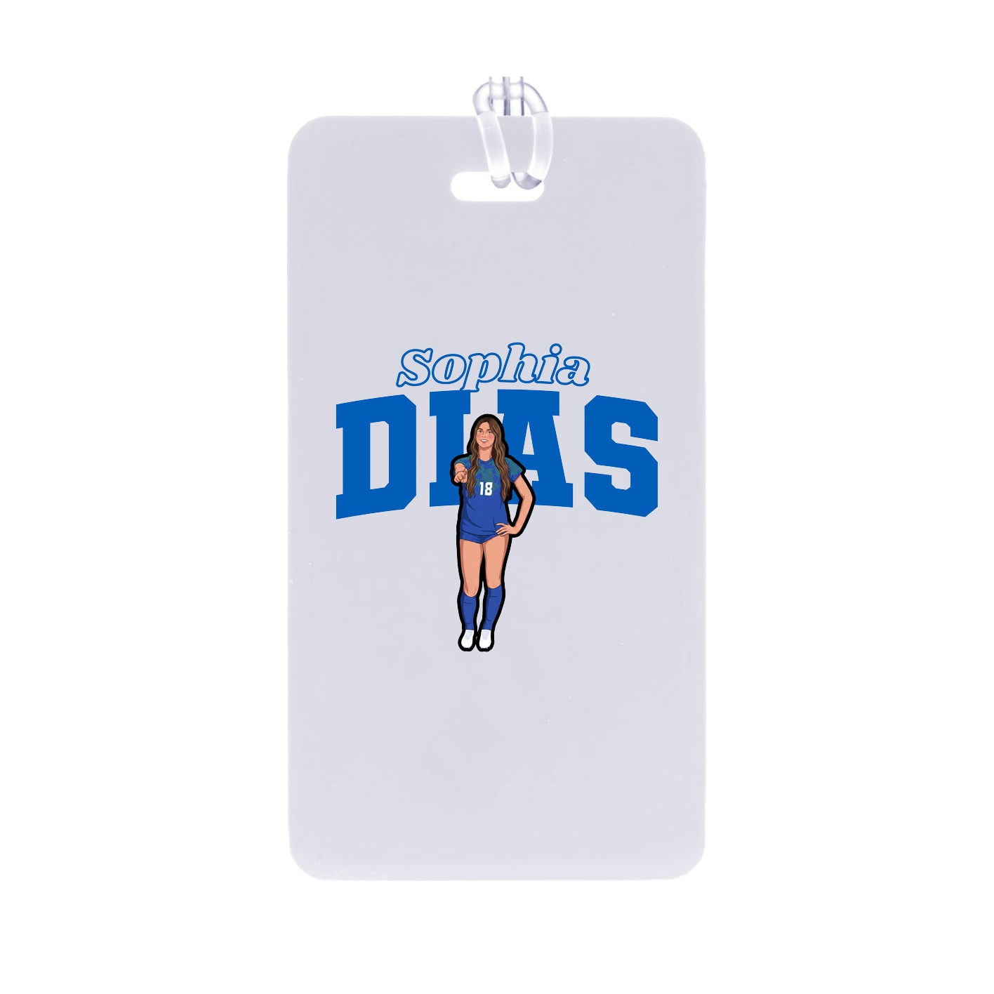 Bag Tag — Name Arch in Classic