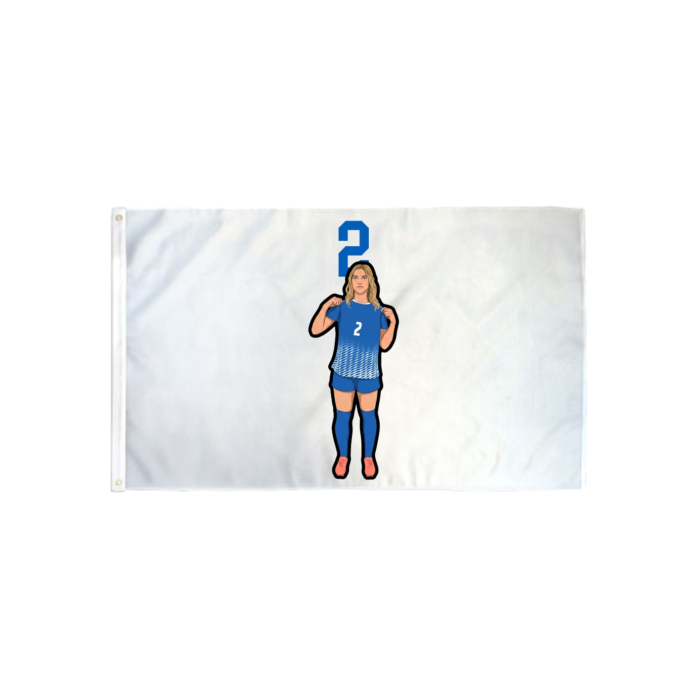 3x5 Flag — Number Top in Classic