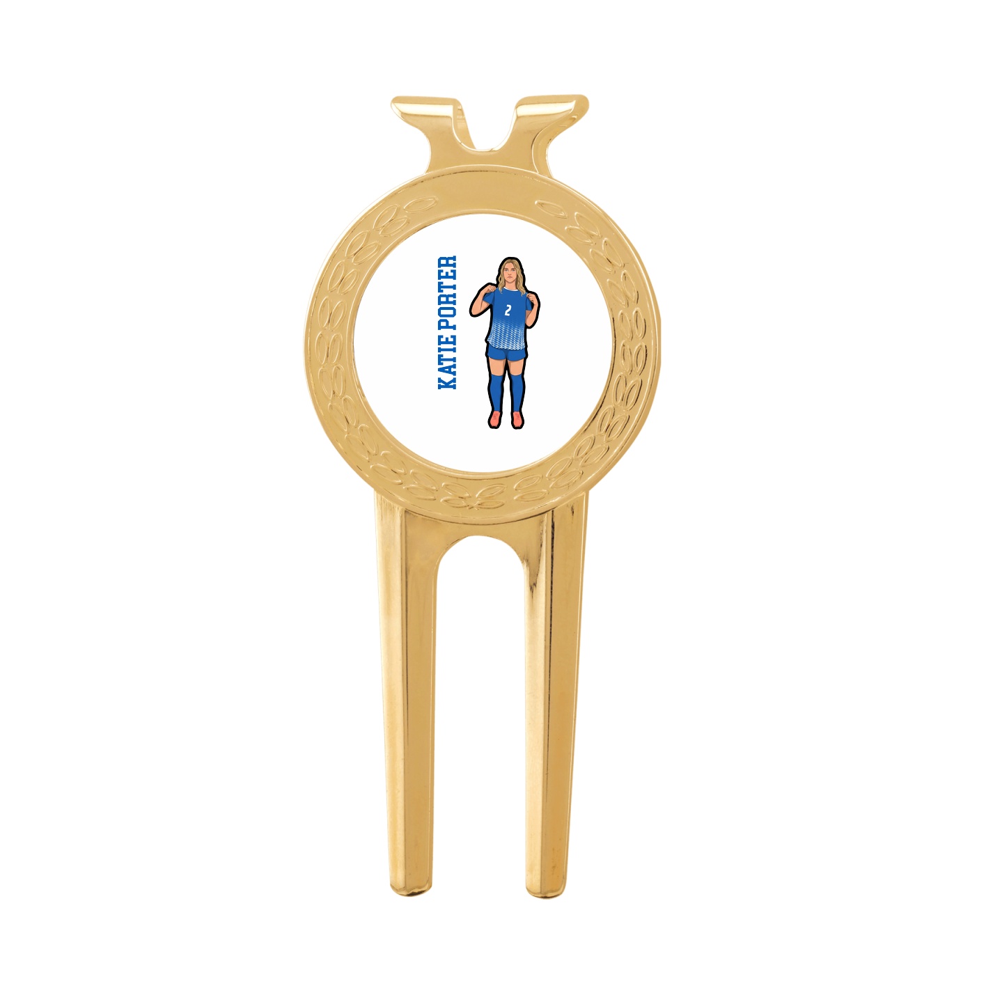 Divot Tool with Ball Marker — Name Vertical in Classic