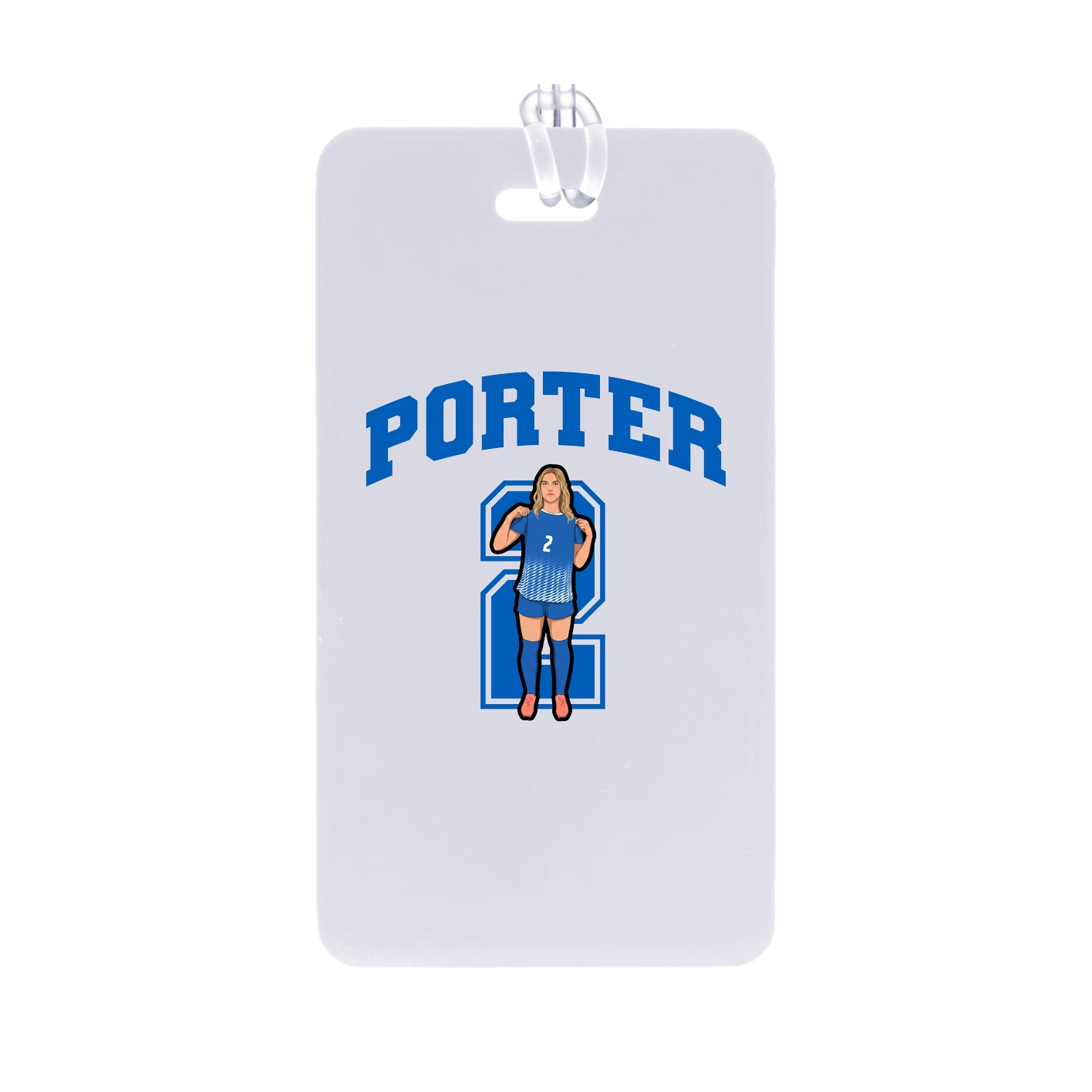 Bag Tag — Number in Classic