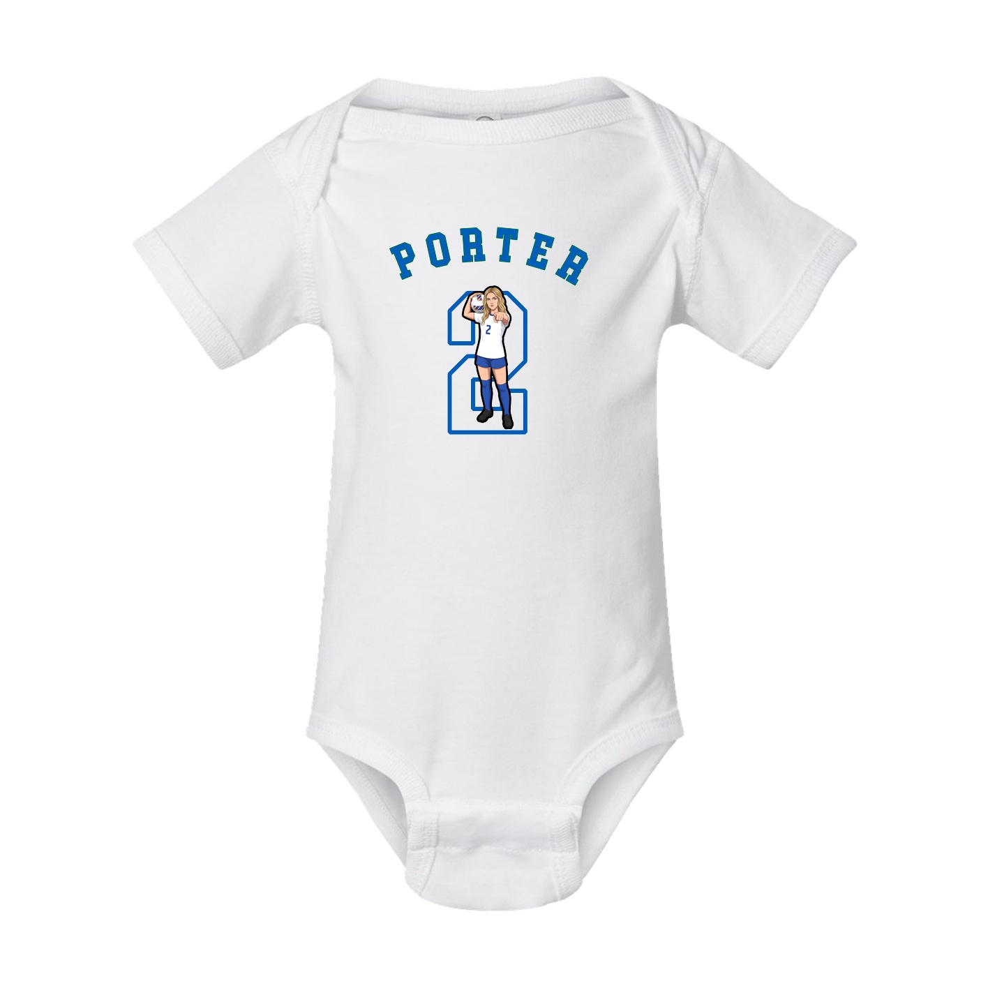Baby Onesie — Shirsey Arch in White