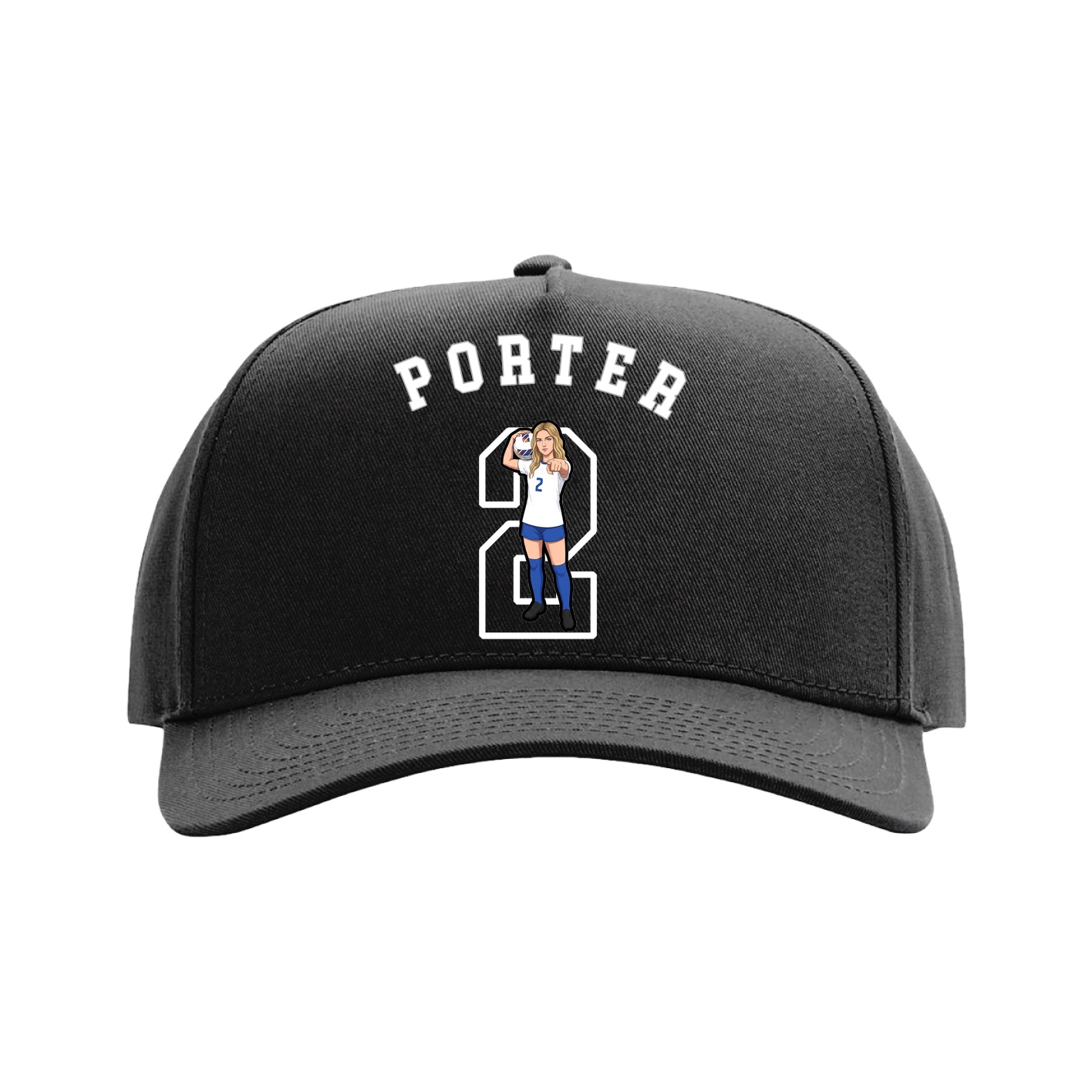 Full Fabric Five-Panel Champ Cap