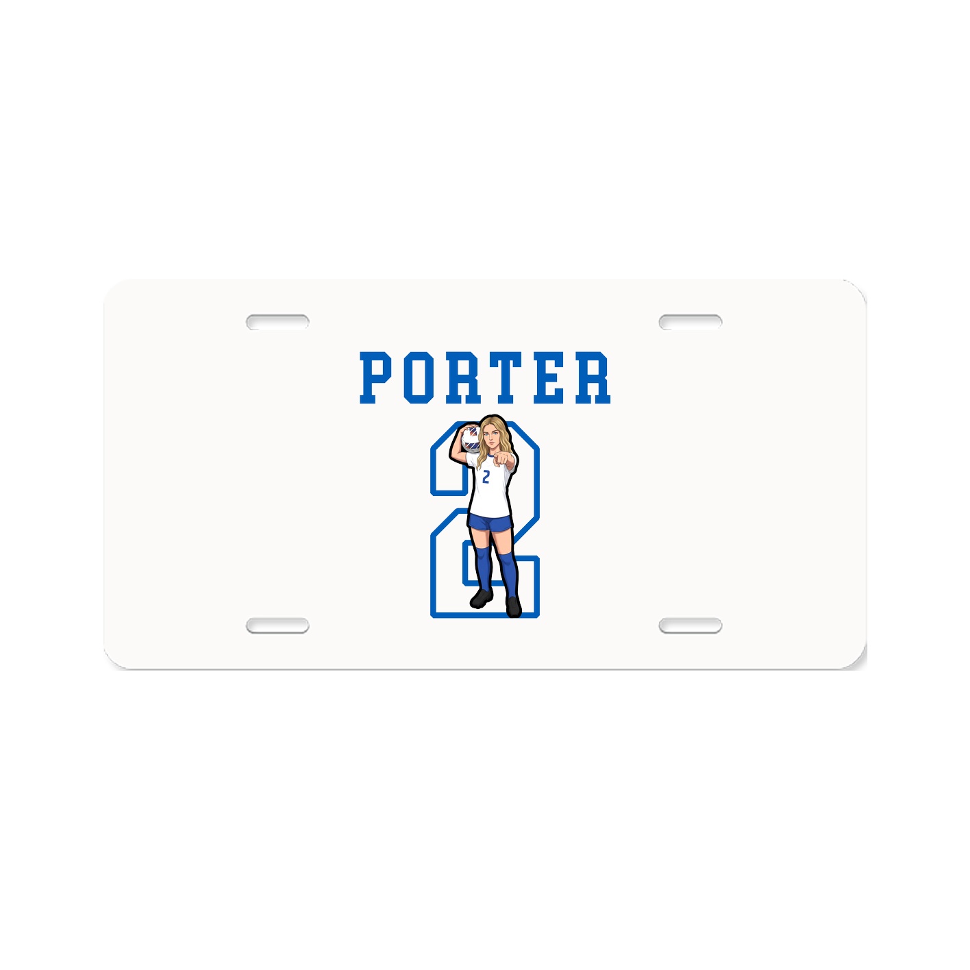 License Plate — Shirsey in Classic