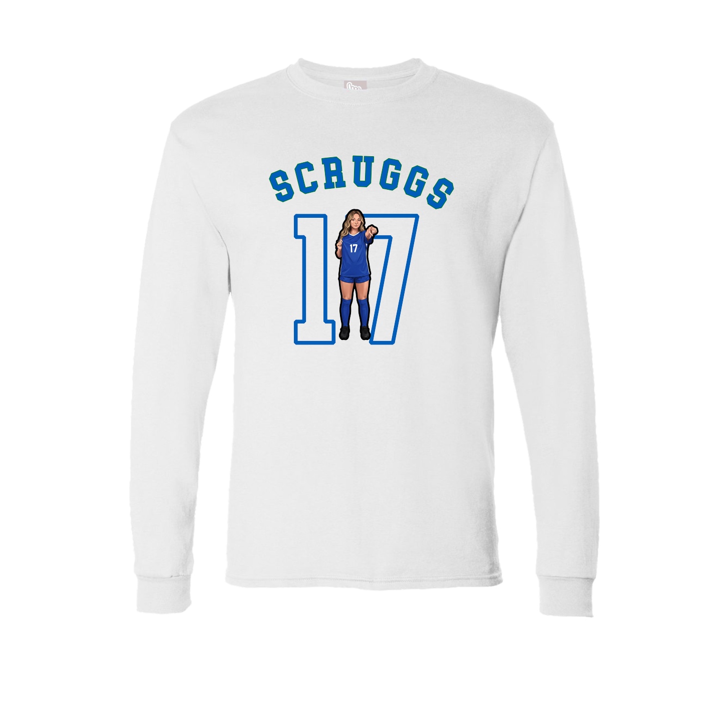 Long Sleeve Tee — Shirsey Arch in White