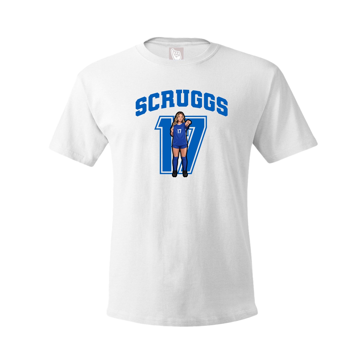 Tee — Number in White