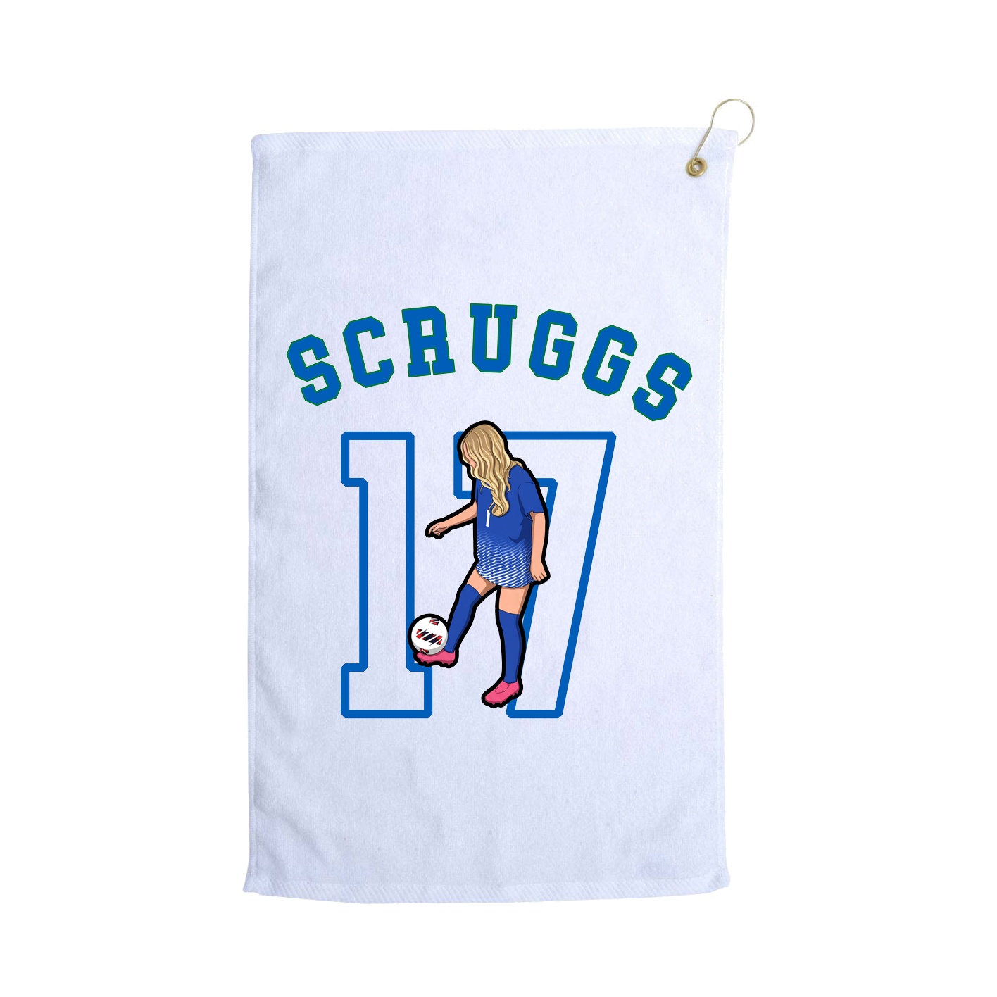 Golf Towel — Shirsey Arch in White