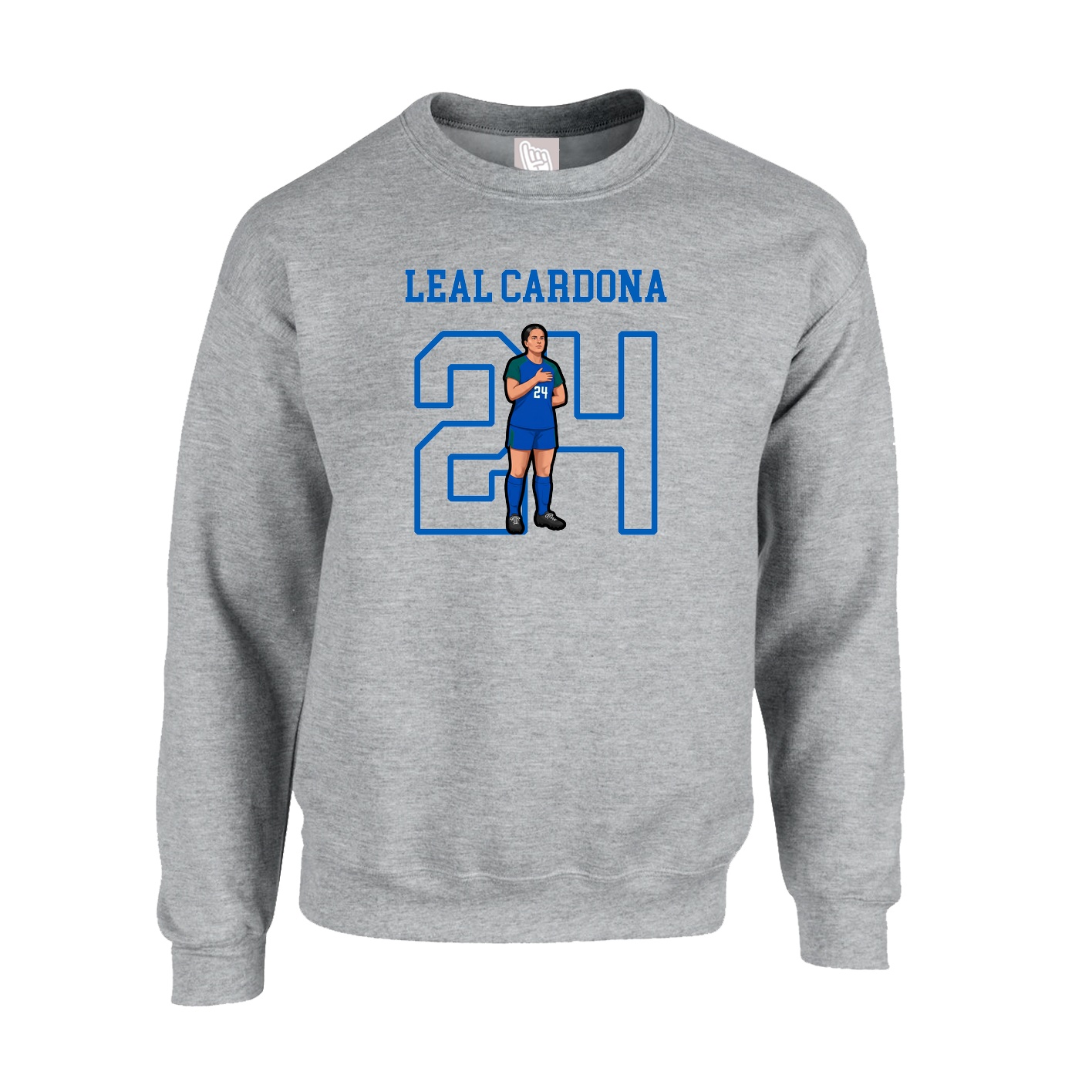Fleece Crew — Shirsey in Grey