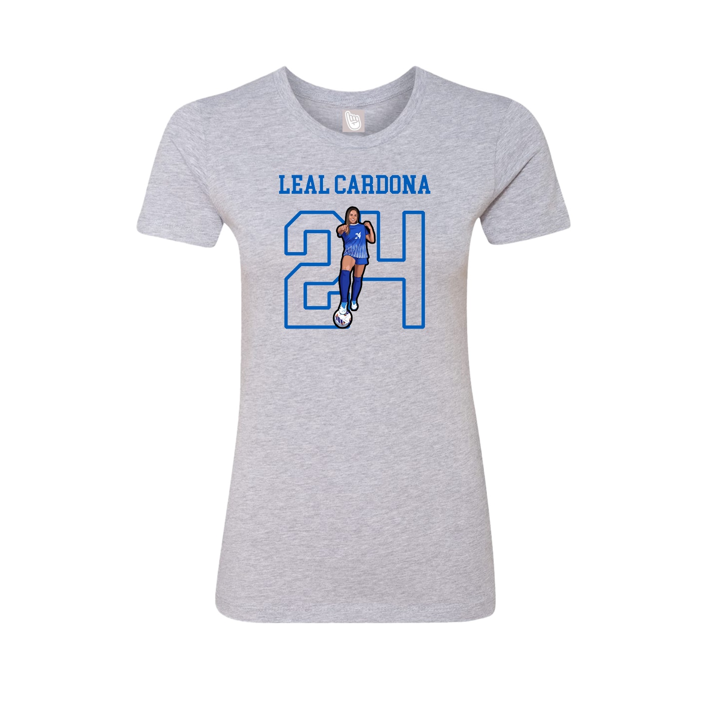 Fitted Women's Tee — Shirsey in Grey