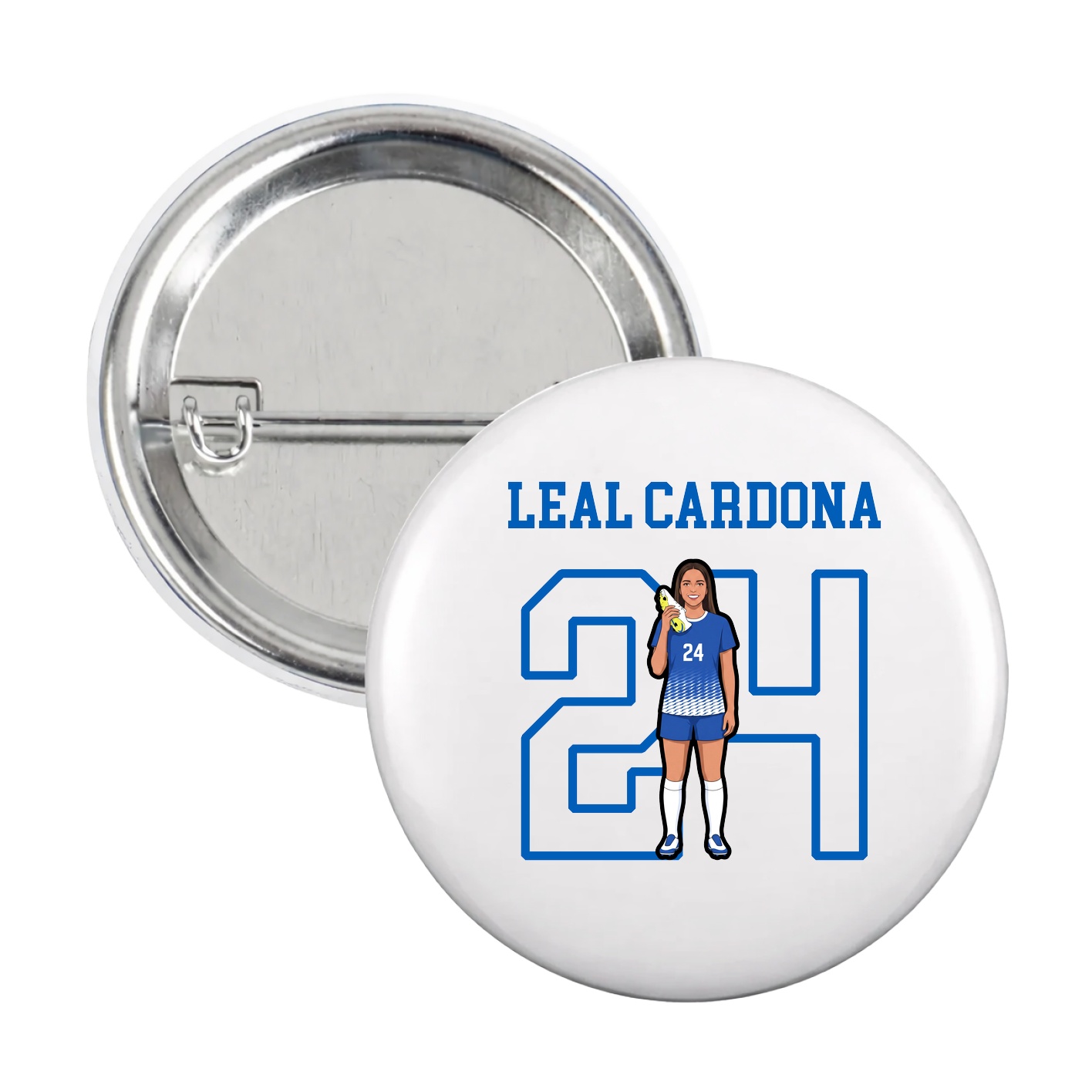 Game Day Button — Shirsey in White