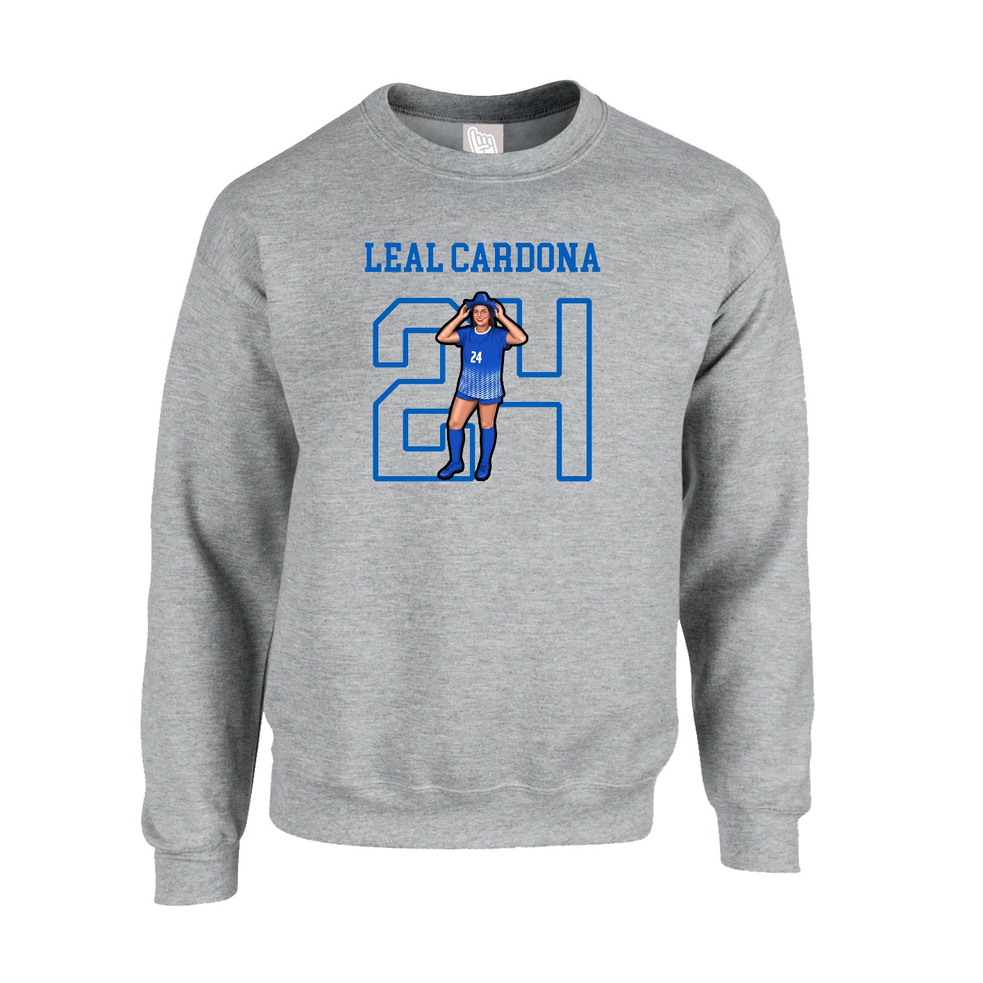 Fleece Crew — Shirsey in Grey