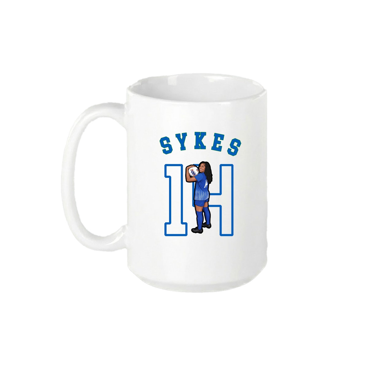 15oz Coffee Mug — Shirsey Arch in White