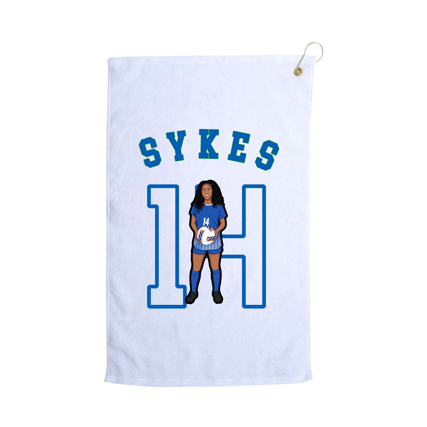 Golf Towel — Shirsey Arch in White