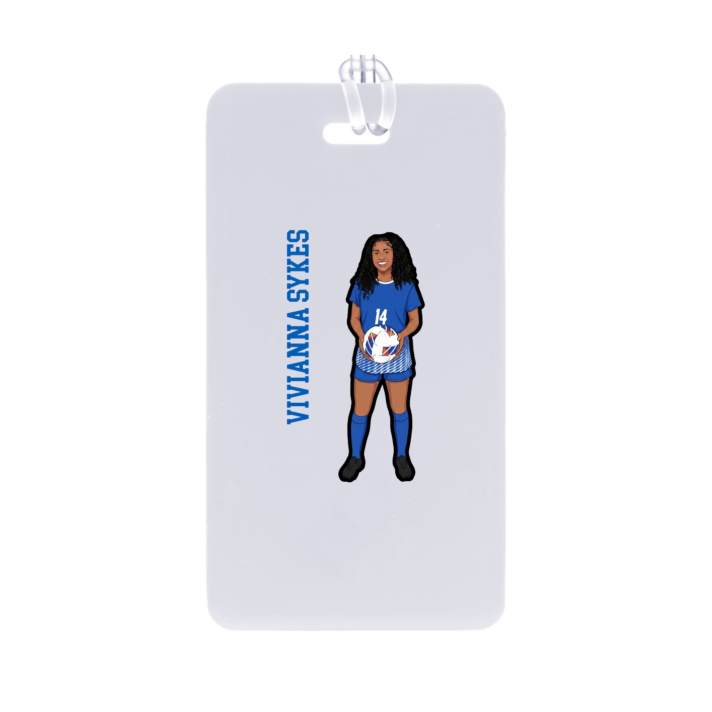 Bag Tag — Name Vertical in Classic