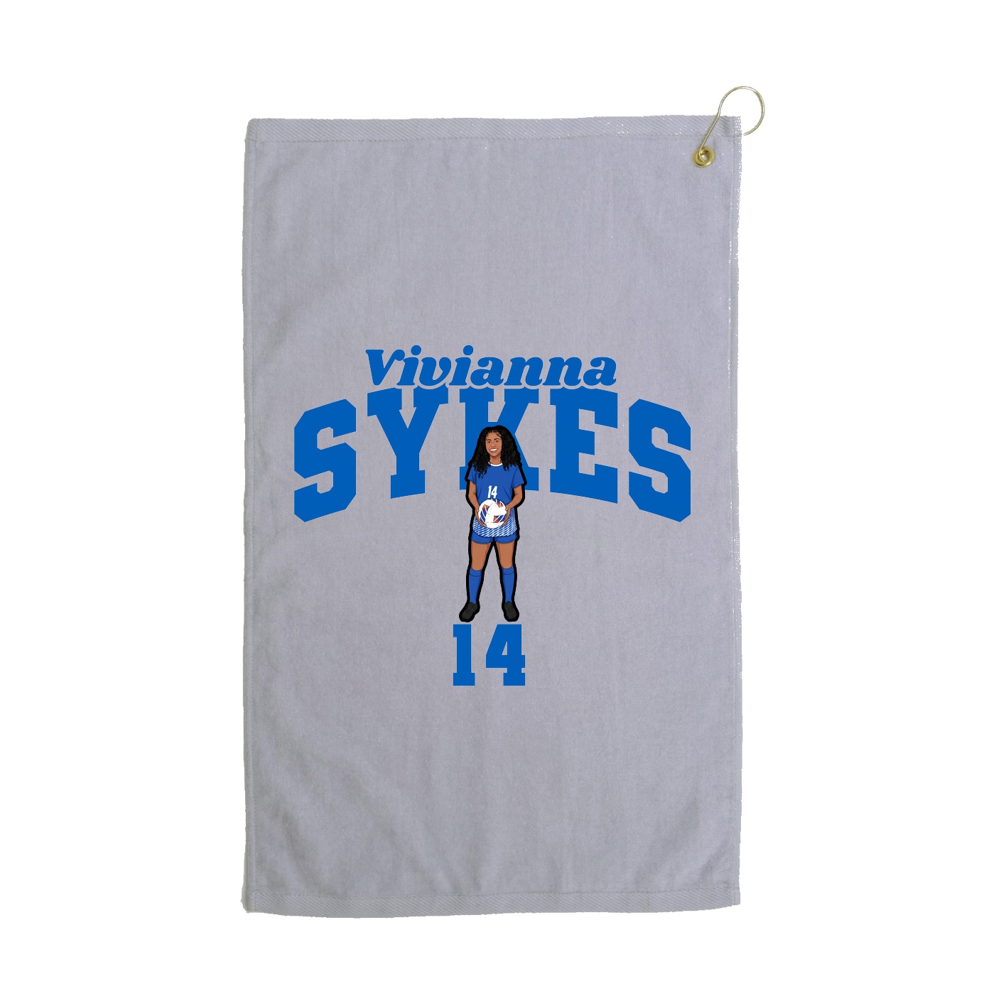 Golf Towel — Signature Arch in Grey