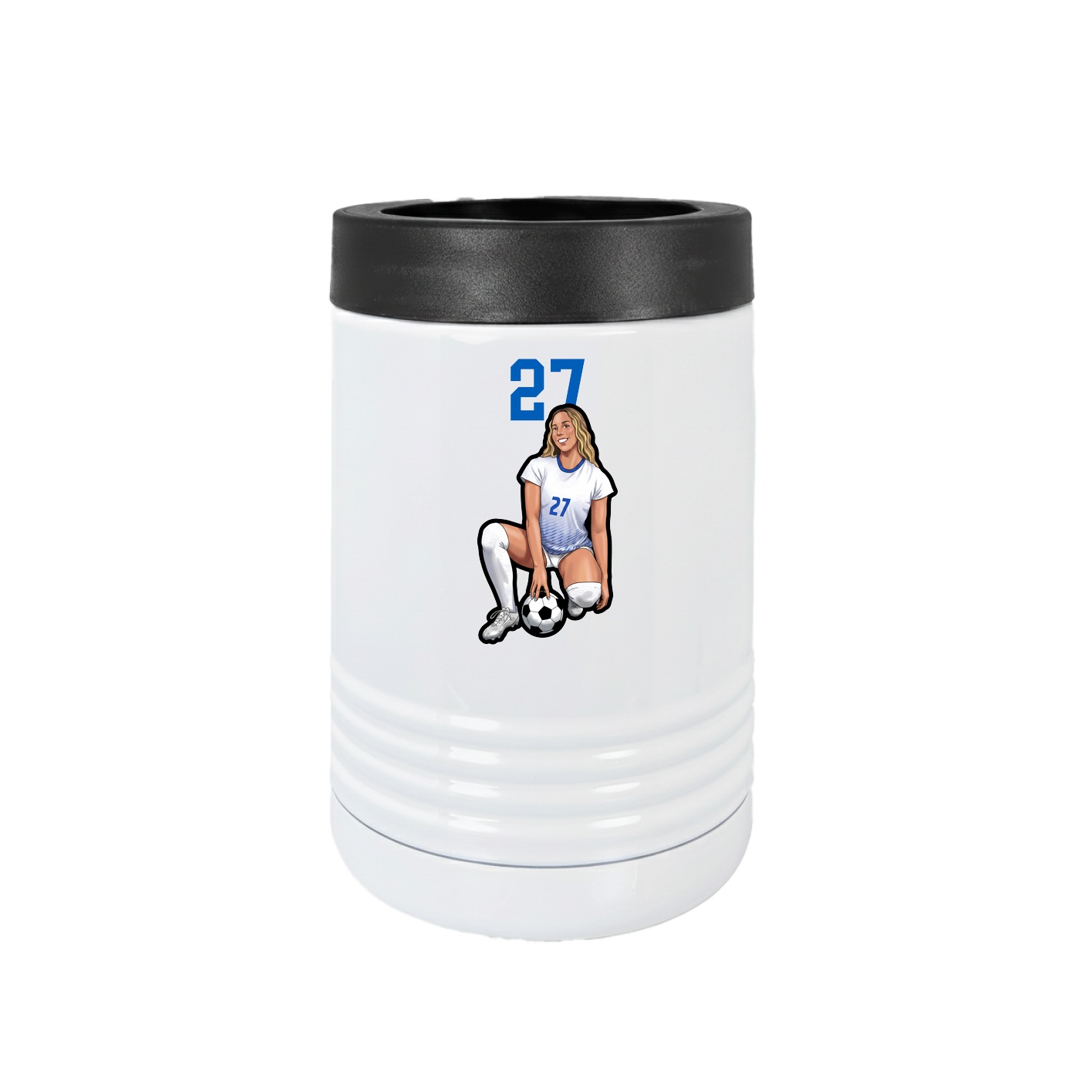 Beverage Holder — Number Top in White
