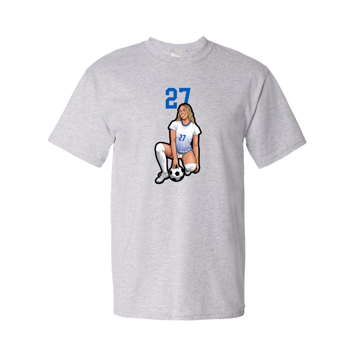 Tee — Number Top in Grey