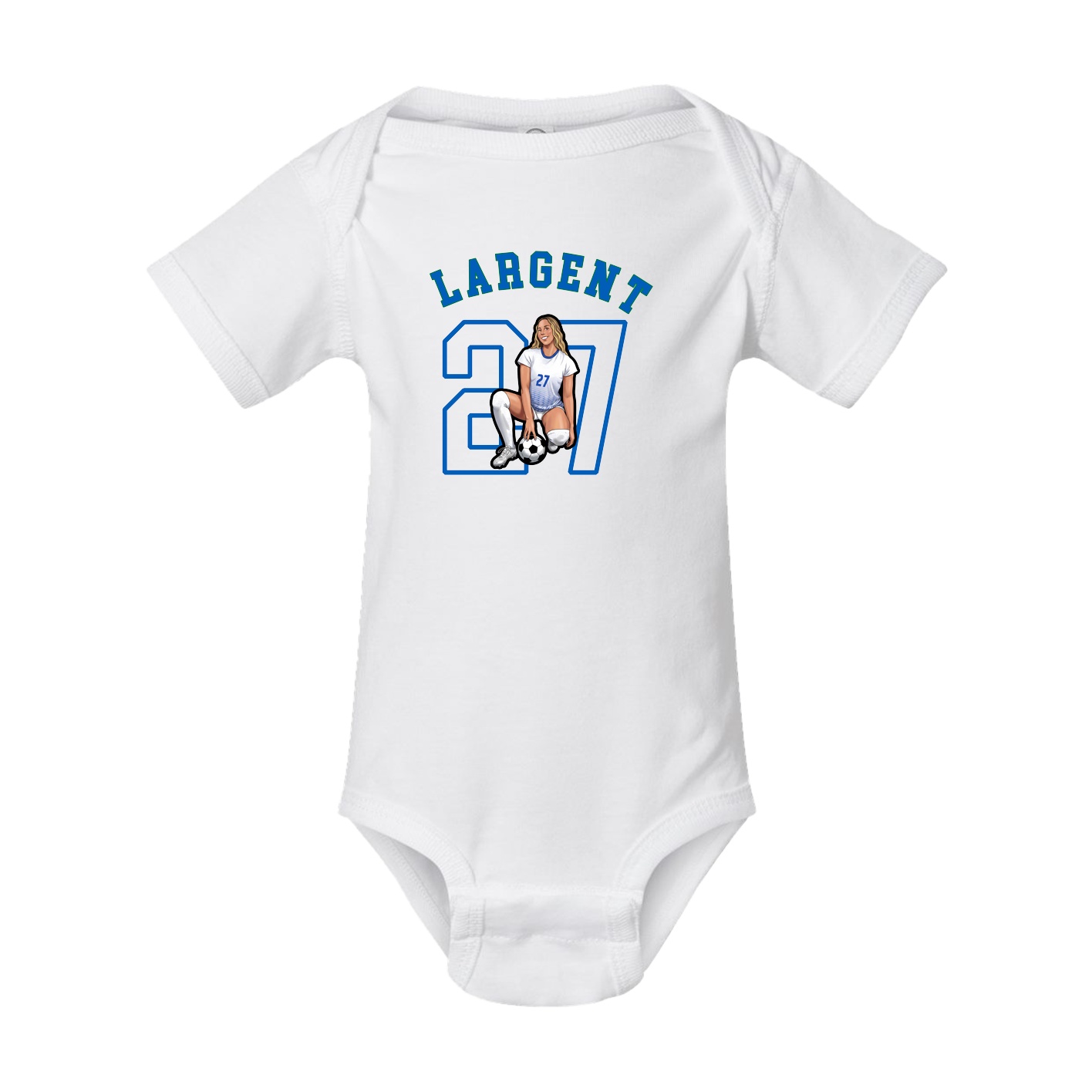 Baby Onesie — Shirsey Arch in White