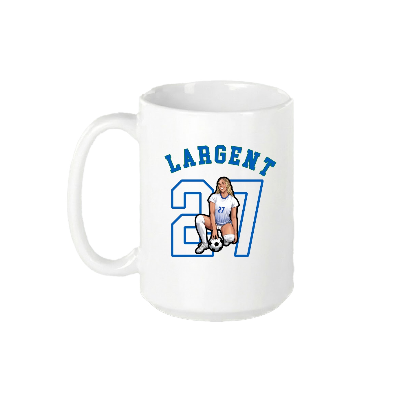 15oz Coffee Mug — Shirsey Arch in White
