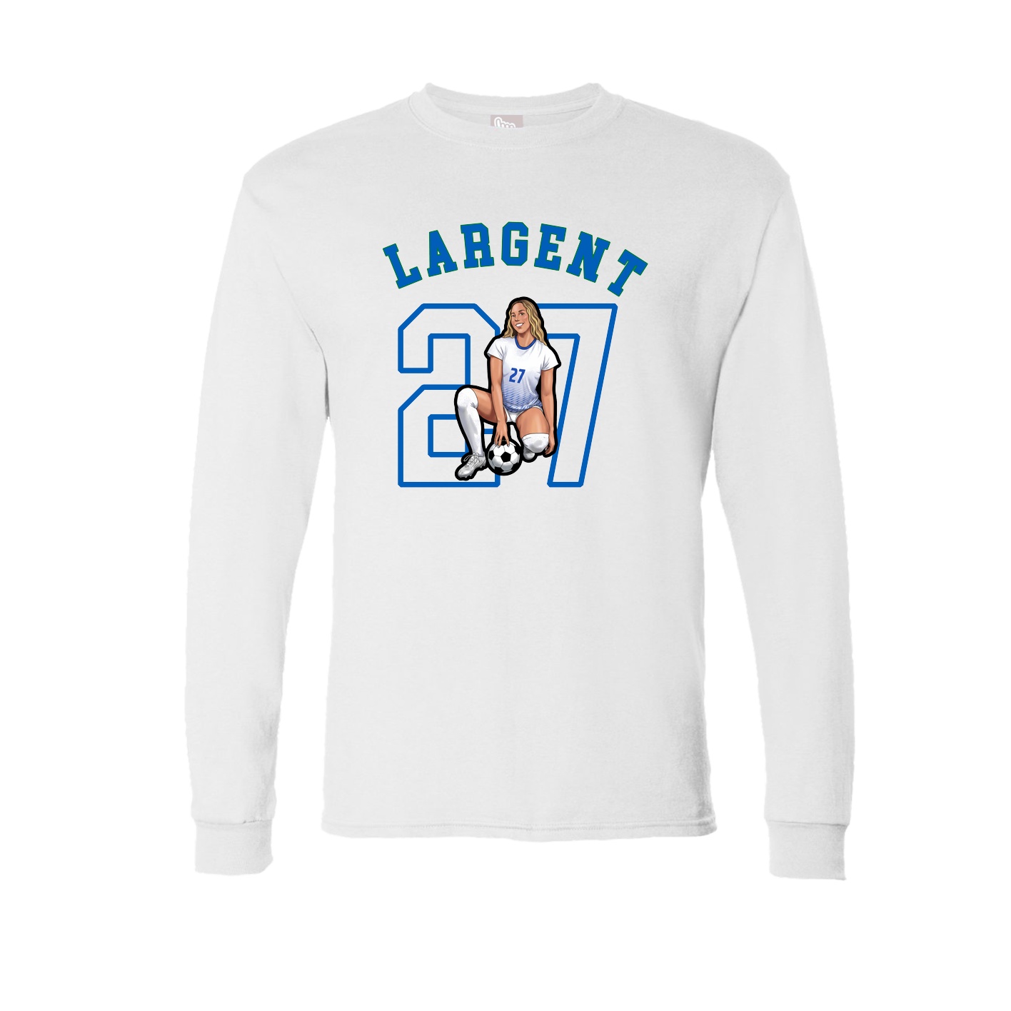 Long Sleeve Tee — Shirsey Arch in White