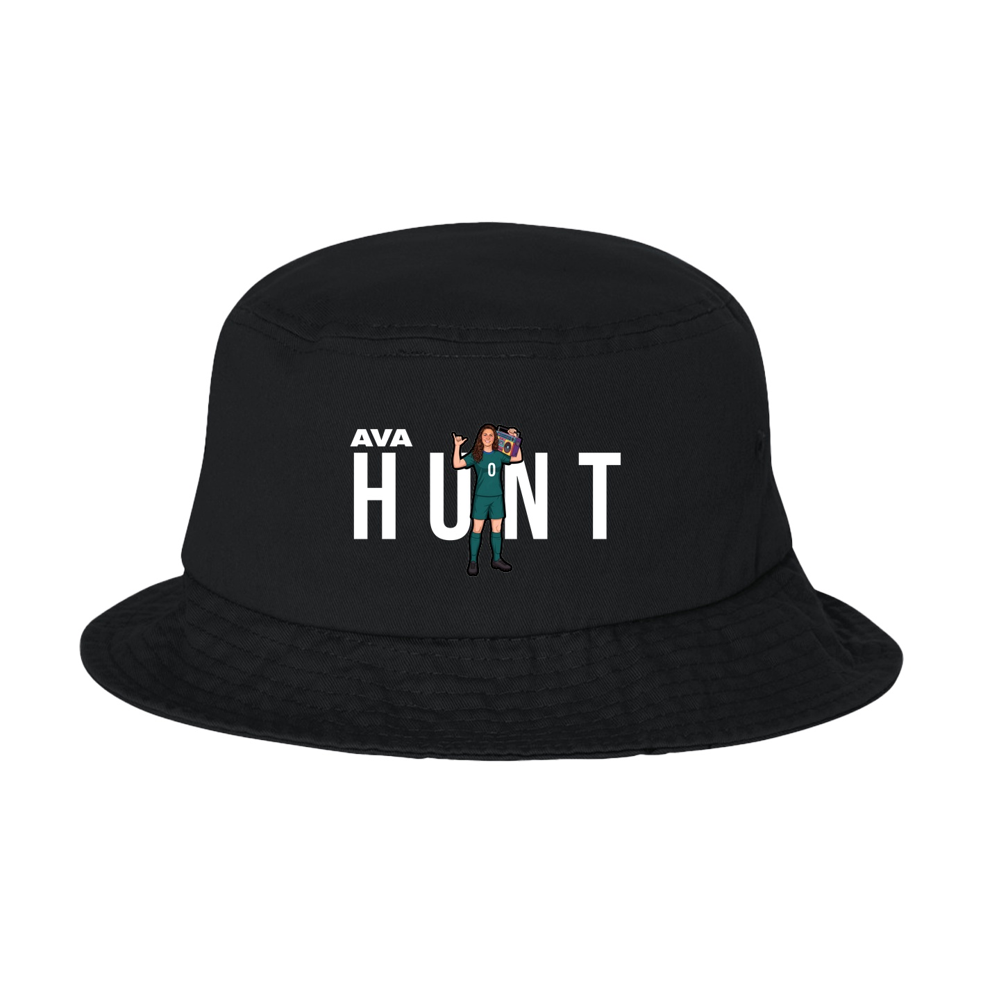 Bucket Cap — Player Name in Black