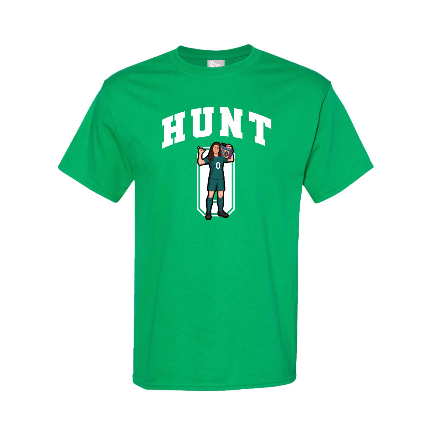Tee — Number in Green