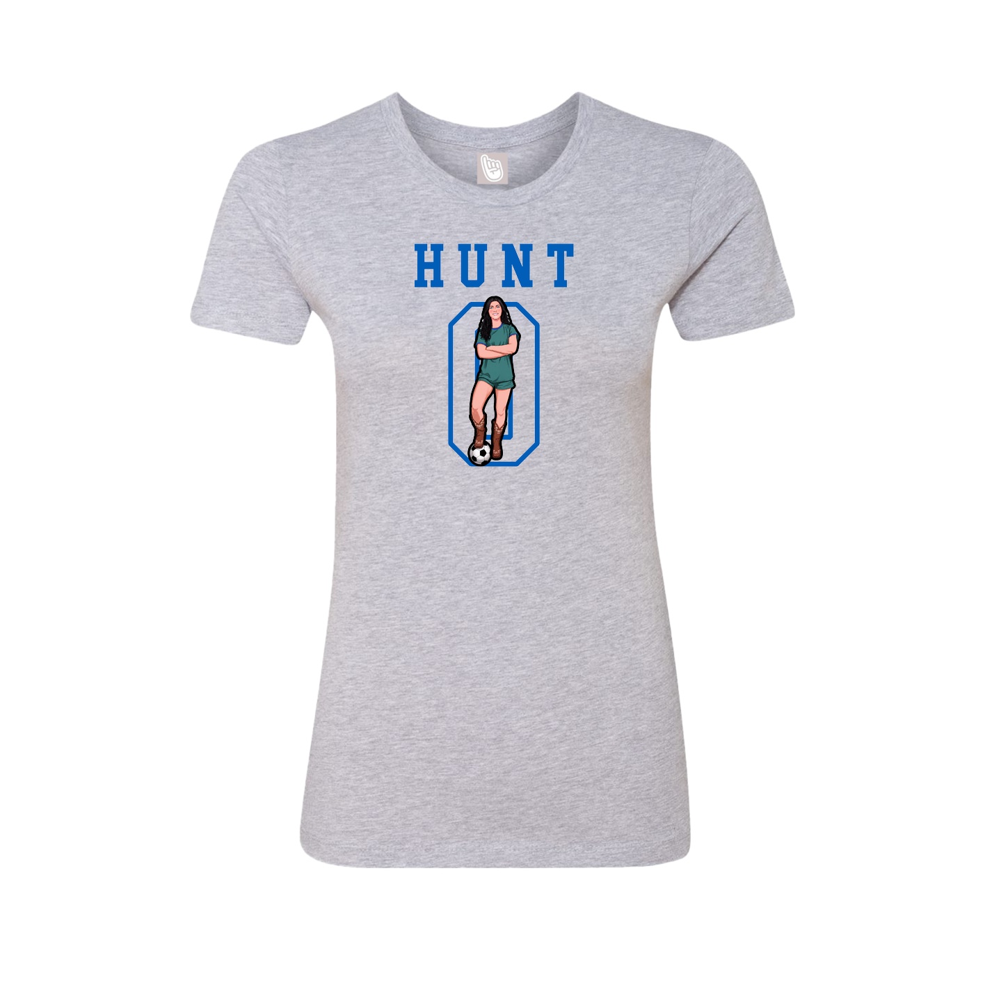 Fitted Women's Tee — Shirsey in Grey