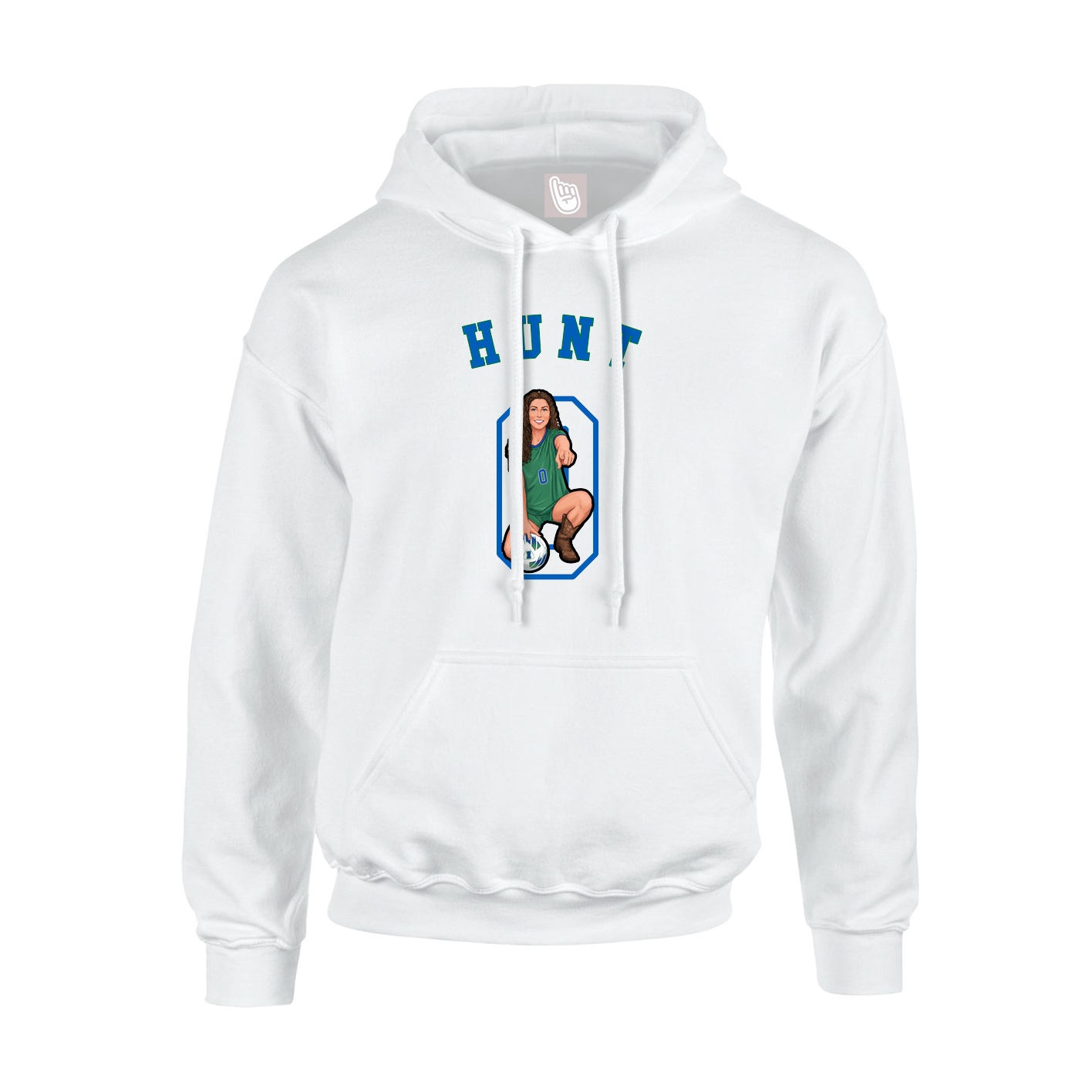 Youth Hoodie — Shirsey Arch in White