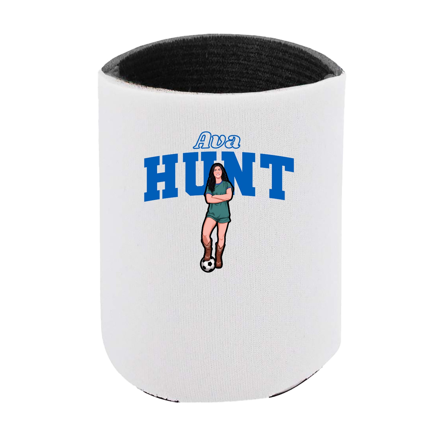 Can Holder — Name Arch in White