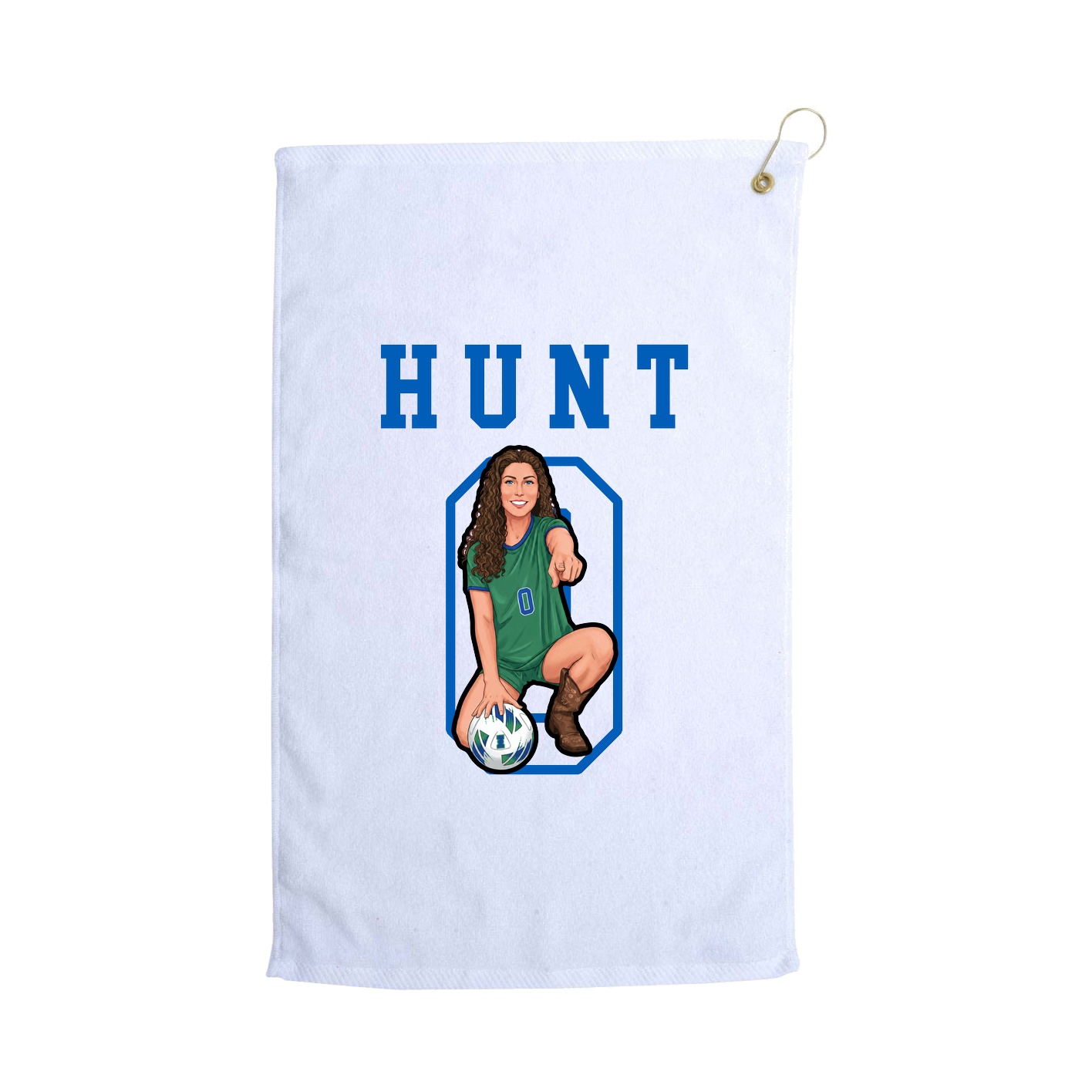 Golf Towel — Shirsey in White