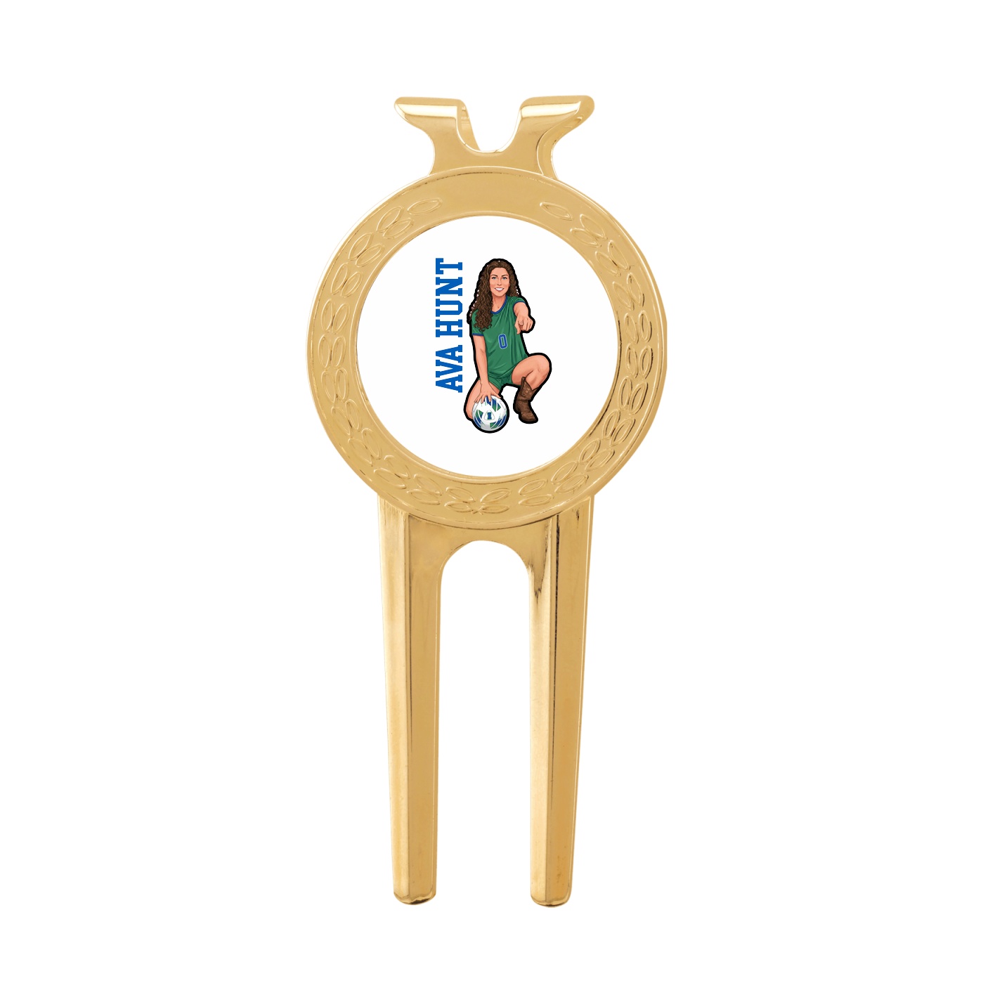 Divot Tool with Ball Marker — Name Vertical in Classic