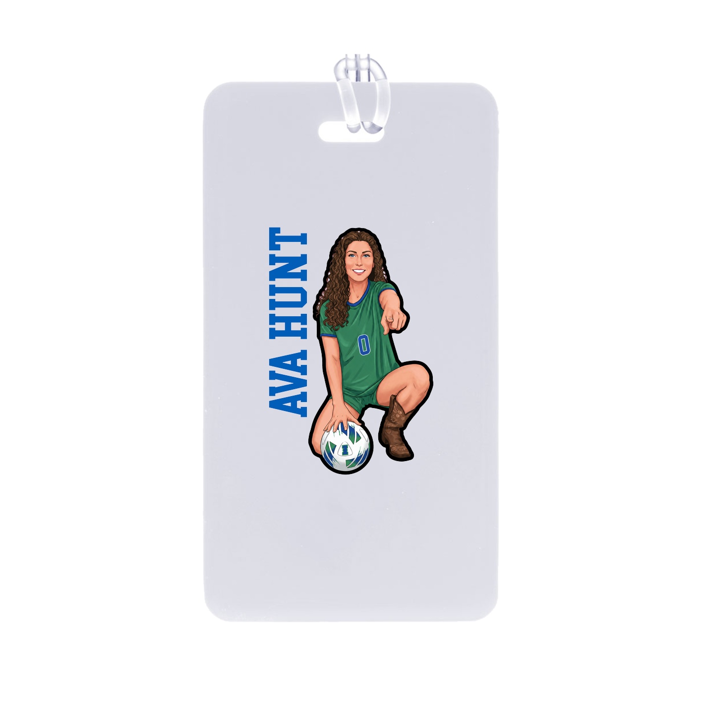 Bag Tag — Name Vertical in Classic