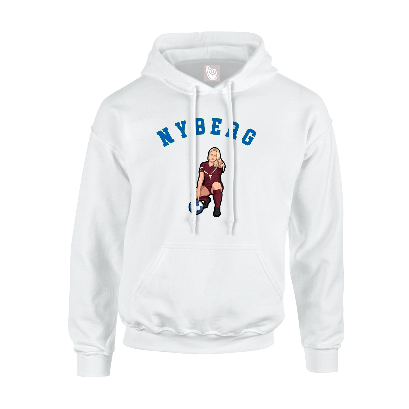 Youth Hoodie — Shirsey Arch in White