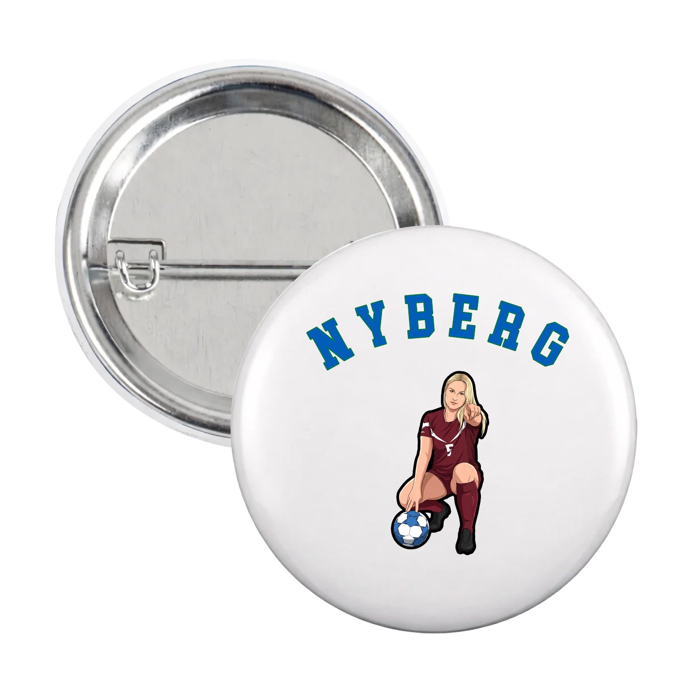 Game Day Button — Shirsey Arch in White