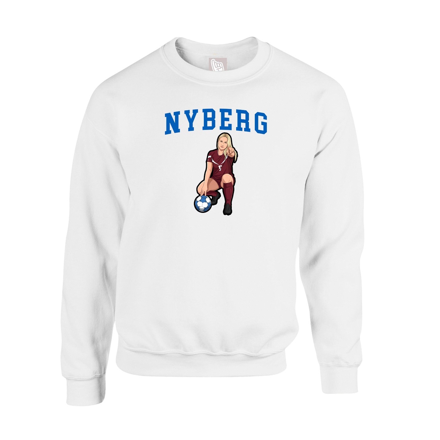 Fleece Crew — Shirsey in White