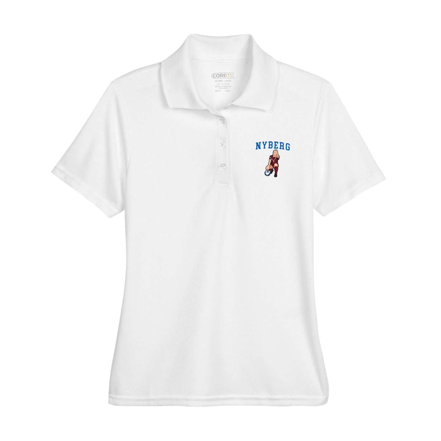 Womens Performance Polo — Shirsey in White