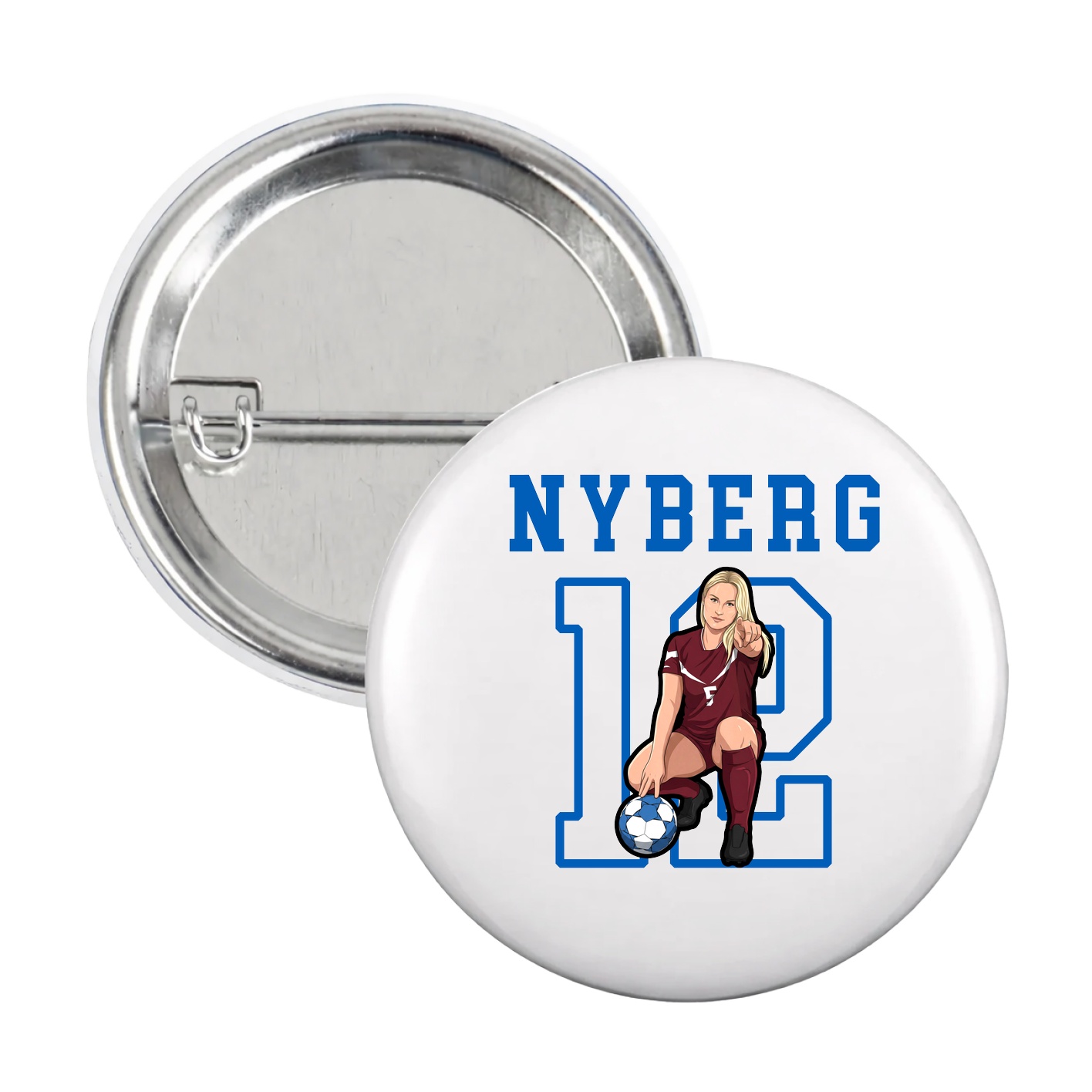 Game Day Button — Shirsey in White