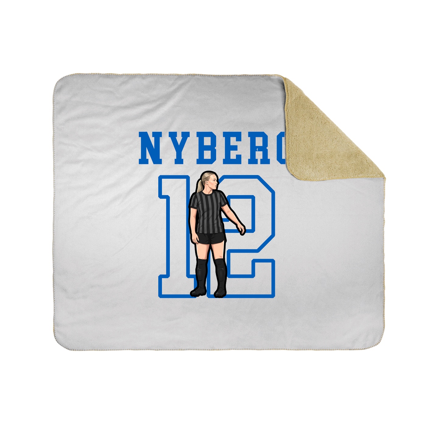 Throw Blanket — Shirsey in White