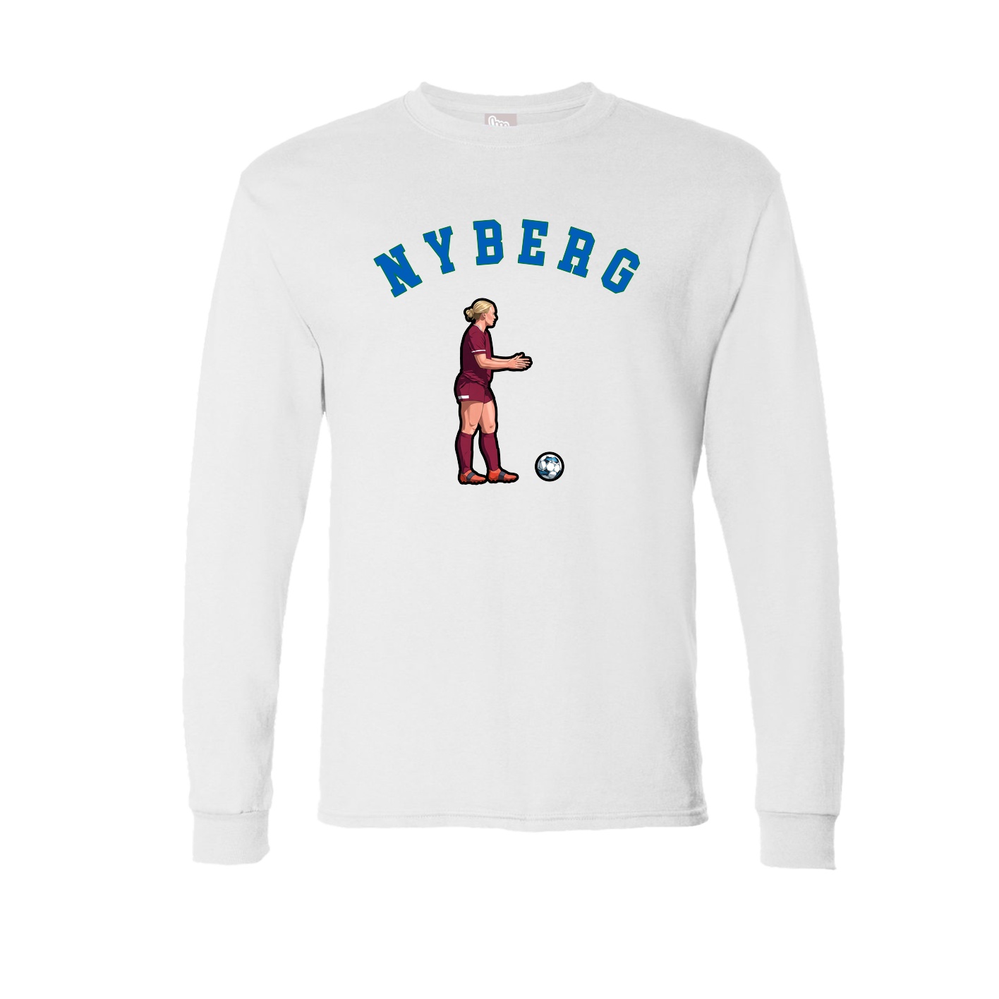 Long Sleeve Tee — Shirsey Arch in White