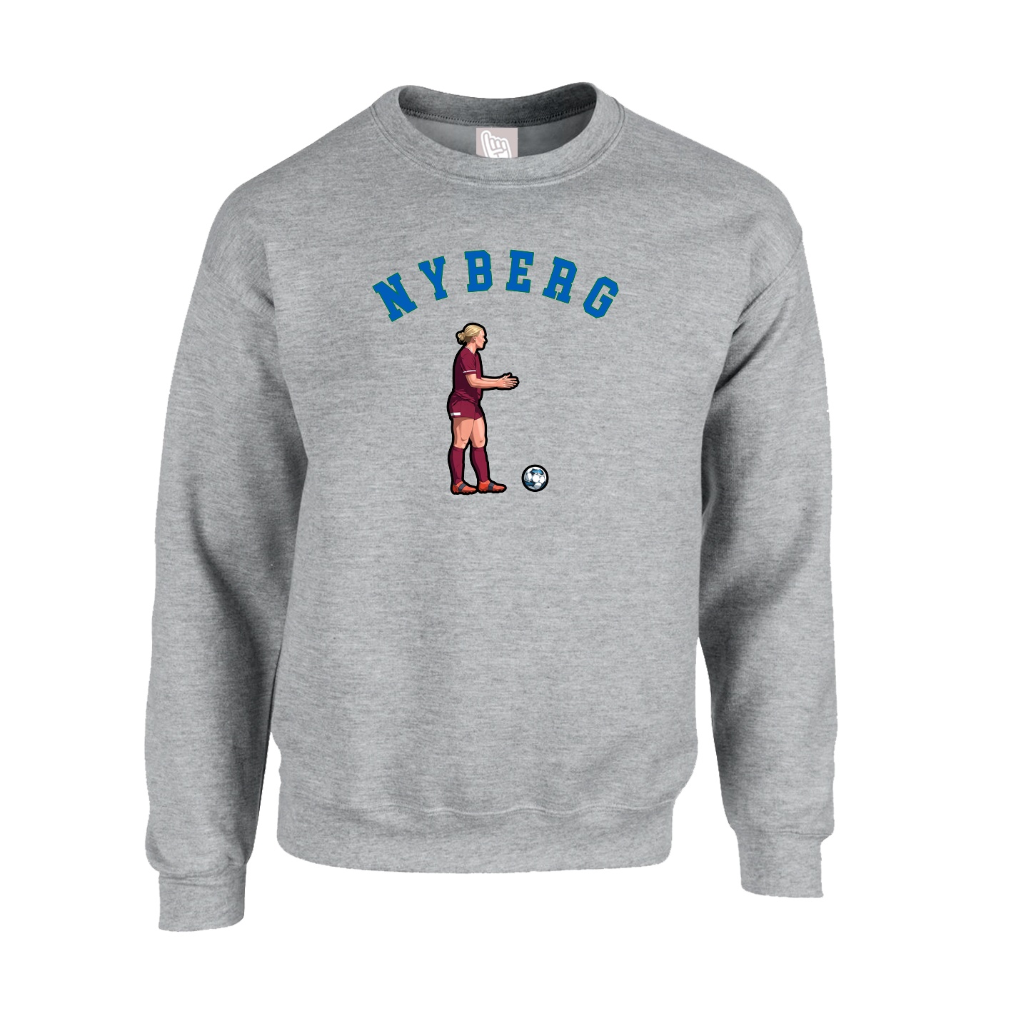 Fleece Crew — Shirsey Arch in Grey