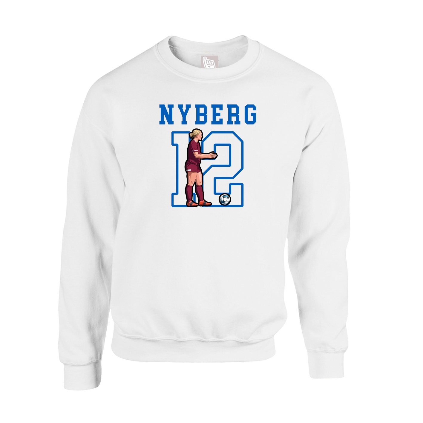 Fleece Crew — Shirsey in White