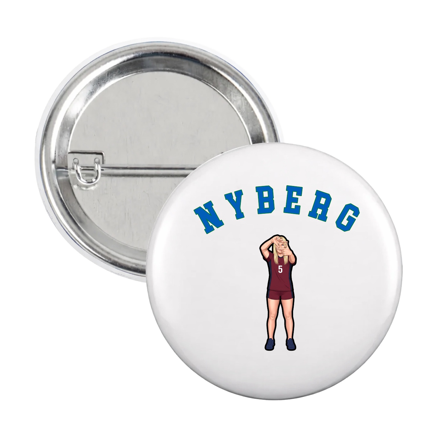 Game Day Button — Shirsey Arch in White